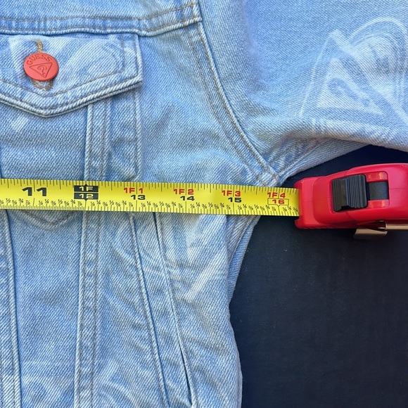 New J BALVIN GUESS Blue Denim Girls Jacket SZ 4 - Picture 8 of 8